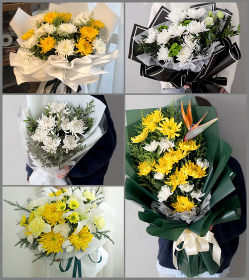 广东肇庆市怀集县岗坪镇白事花束代送